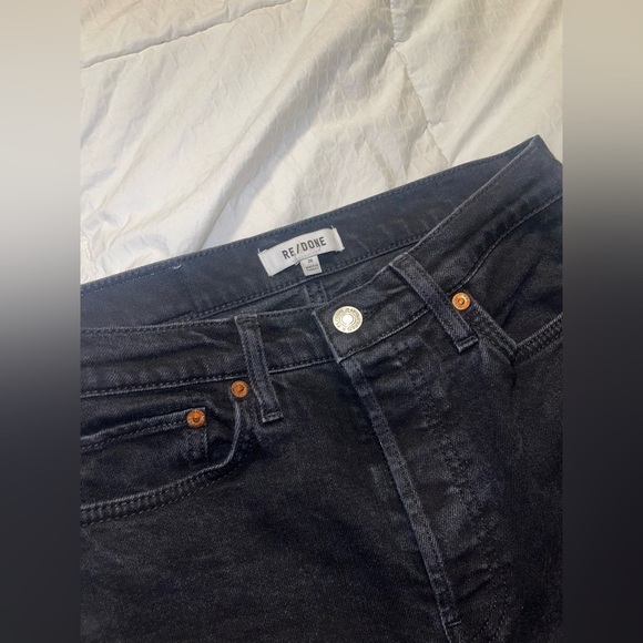 RE DONE 70s Straight-Leg Jeans black 28 - Picture 3 of 15